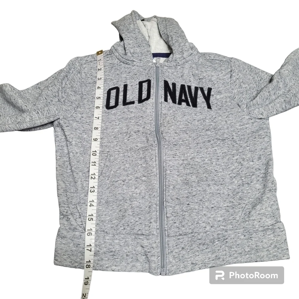 Old Navy Kids 2‎ Piece Grey Full Zip Hooded Jacket And Joggers Set Size S/M